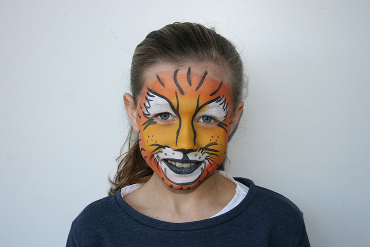 ©Libellula Kinderschminken Köln - Tiger